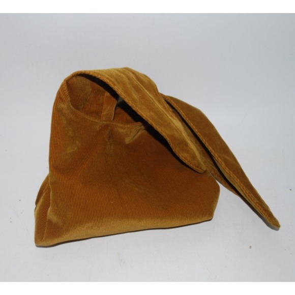 Merit Beauty Corduroy Makeup Bag Brown Tie-Top Pouch – Used - Picture 1 of 4